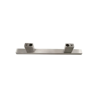 Jaladera 96 mm rectangular níquel satinado cepillado Rish 8123/96