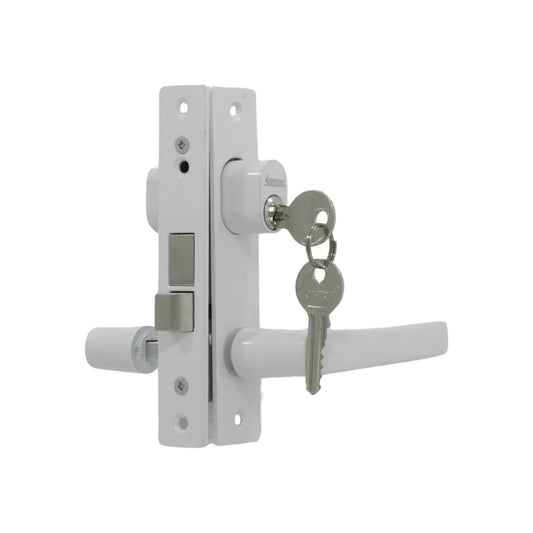 Cerradura/Chapa para puerta de aluminio blanca Austral 639 CD