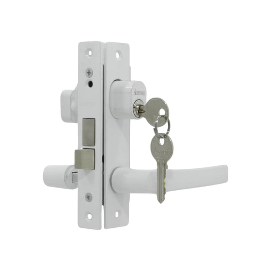 Cerradura/Chapa para puerta de aluminio blanca Austral 639 MC