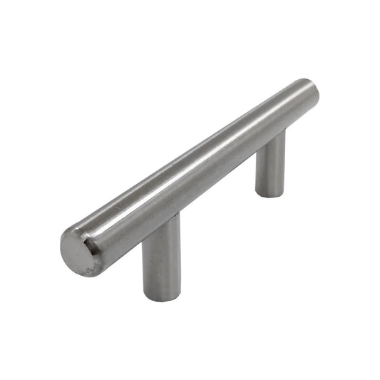 Jaladera de barra moderna de acero inoxidable cepillado para gabinetes y cajones