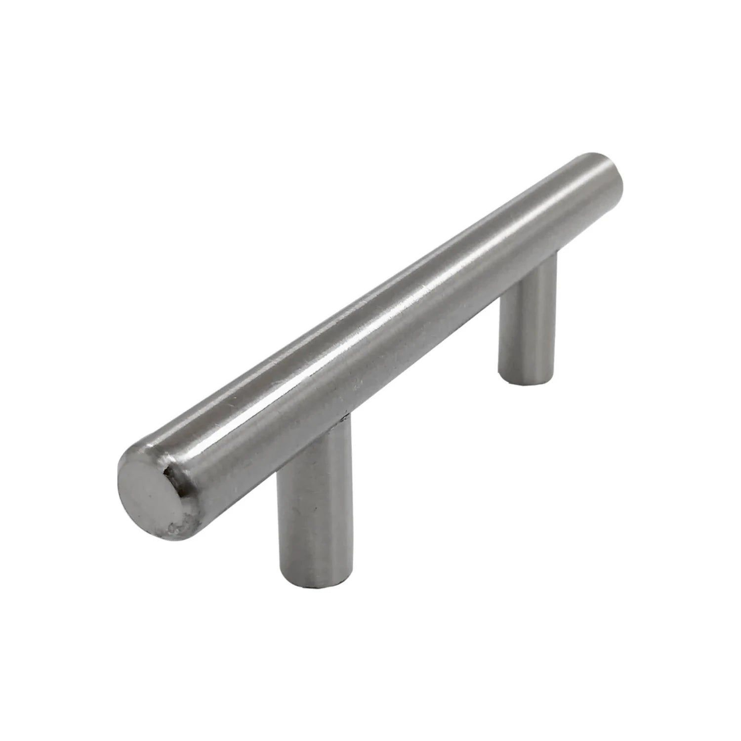 Jaladera de barra 96mm acero inoxidable satinado para gabinetes de cocina y cajones, estilo moderno