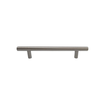 Jaladera de barra 160mm de acero inoxidable acabado satinado para muebles y cajones