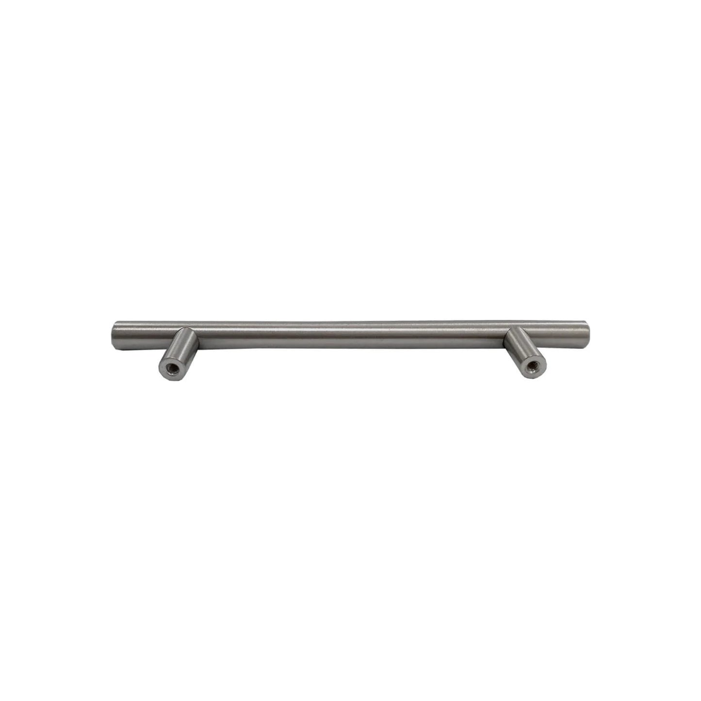Jaladera para gabinete 160 mm de acero inoxidable cepillado, ideal para cocina y muebles modernos.
