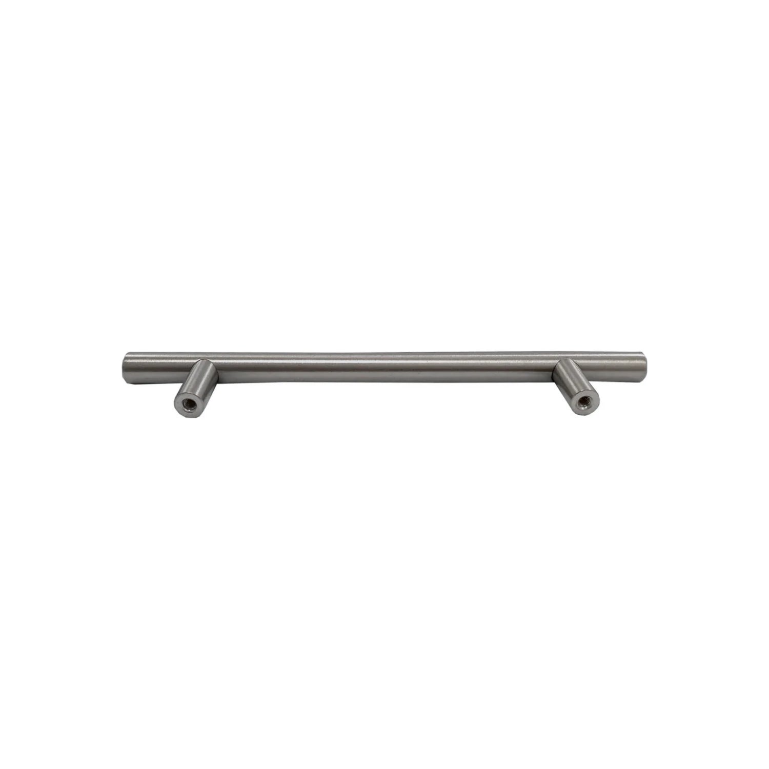 Jaladera para gabinete 160 mm de acero inoxidable cepillado, ideal para cocina y muebles modernos.