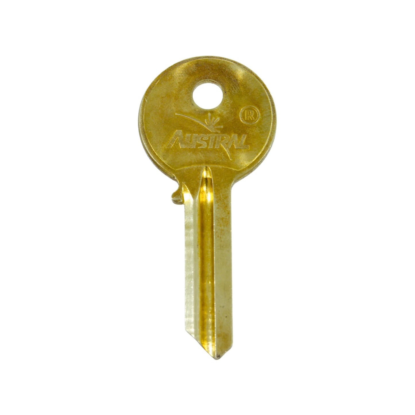Llave virgen Austral latonada para copia de llaves de seguridad