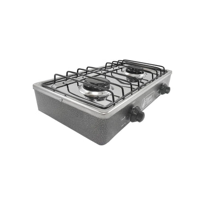 Estufa 2 quemadores cubierta acero inoxidable Super Flama 2QCA