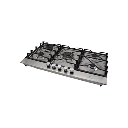Estufa 5 quemadores empotrable acero inoxidable Supra 5QTS87