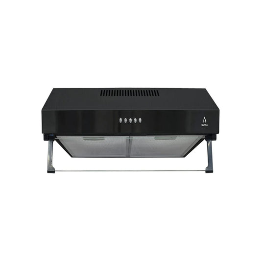 Campana extractora negra Supra nube N-76