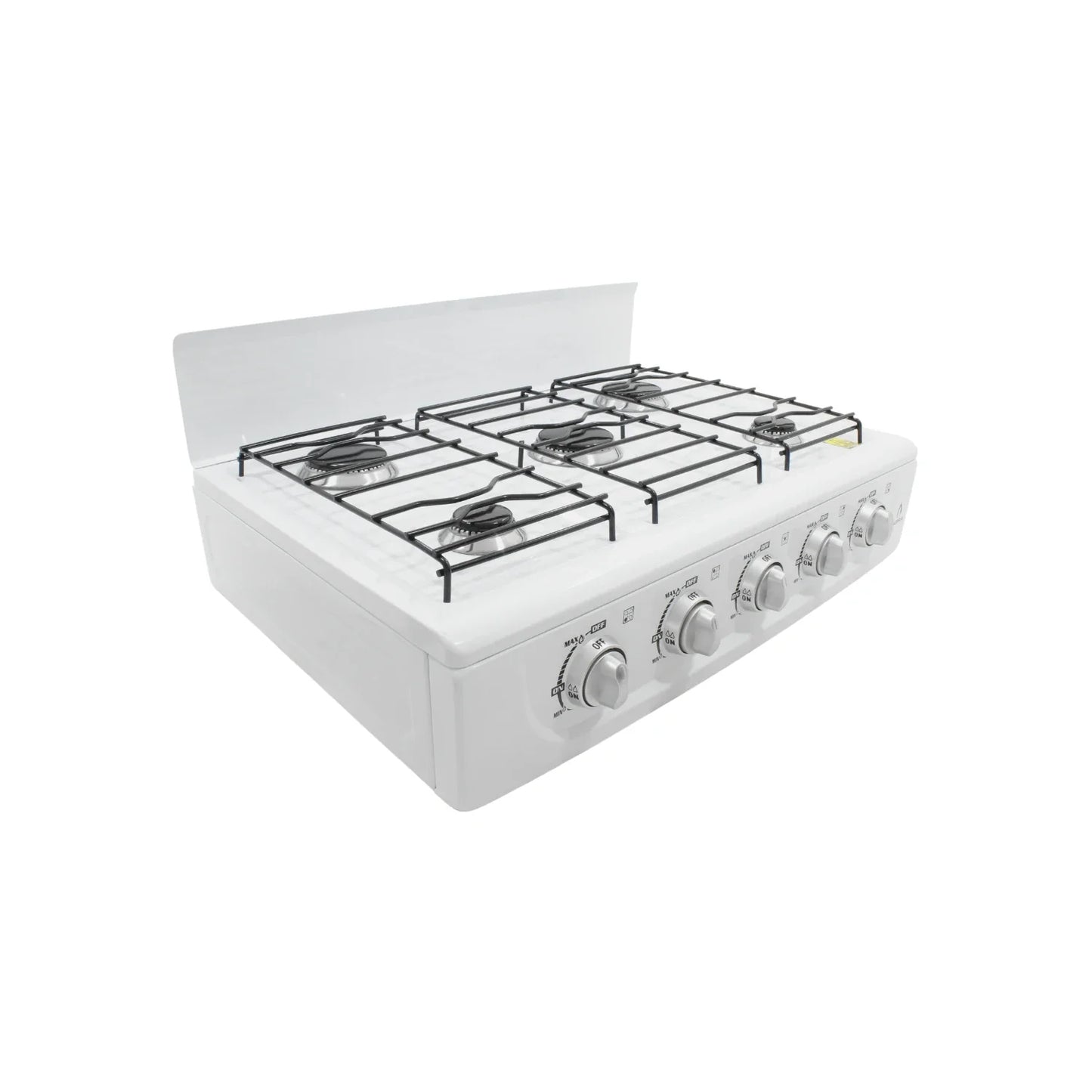 Estufa 5 quemadores sobreponer blanco Supra 5Q-B