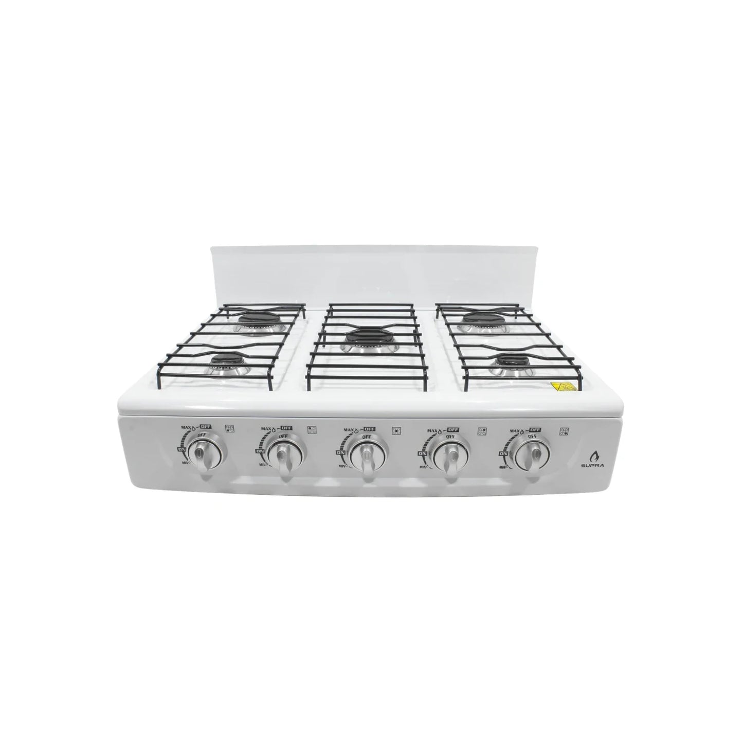 Estufa 5 quemadores sobreponer blanco Supra 5Q-B