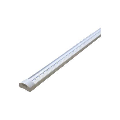 Lámpara tubo LED 120 cm 30W blanca, difusor transparente, iluminación lineal para ferretería