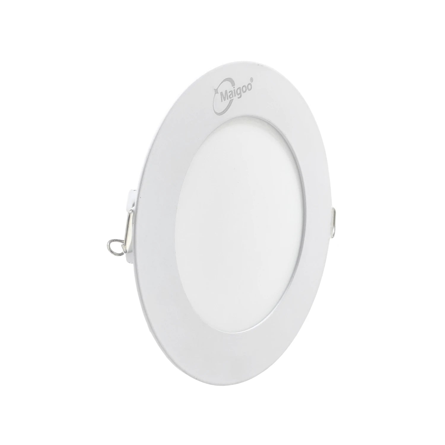 Lámpara panel LED redonda empotrable 6W Maigoo blanca