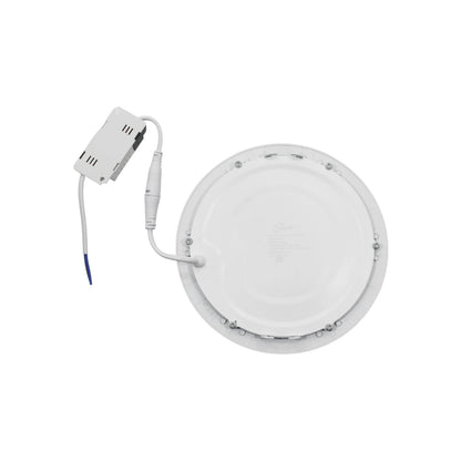 Lámpara panel LED 12W Maigoo redonda blanca empotrable con driver externo