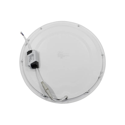 Lámpara panel LED redonda Maigoo 24W blanca empotrable con driver externo para techo
