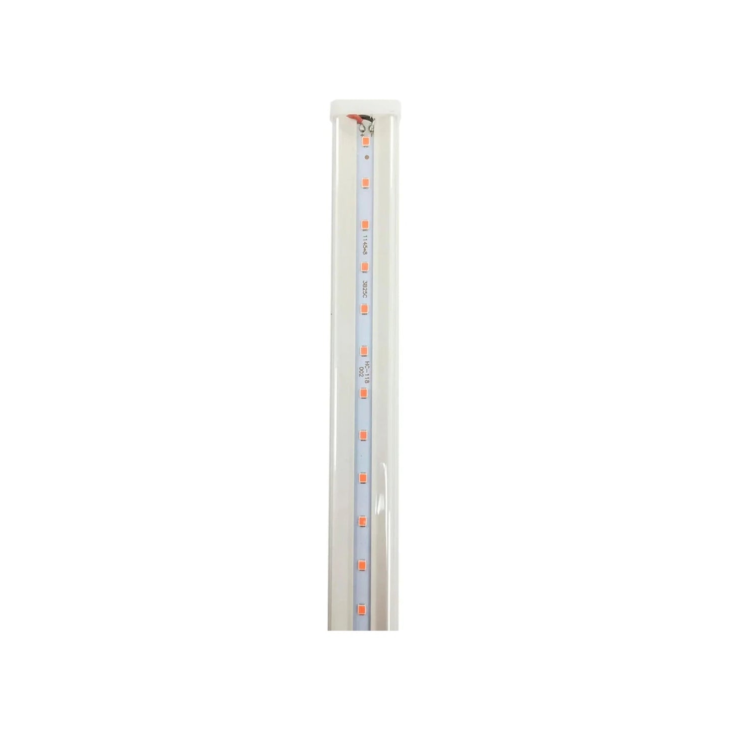 Lámpara tubo LED rojo 18W 120cm, luminaria lineal para iluminación interior o cultivo de plantas