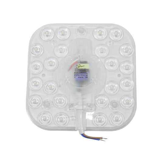 Lámpara cuadrada 12 W led con imán Maigoo MG02201