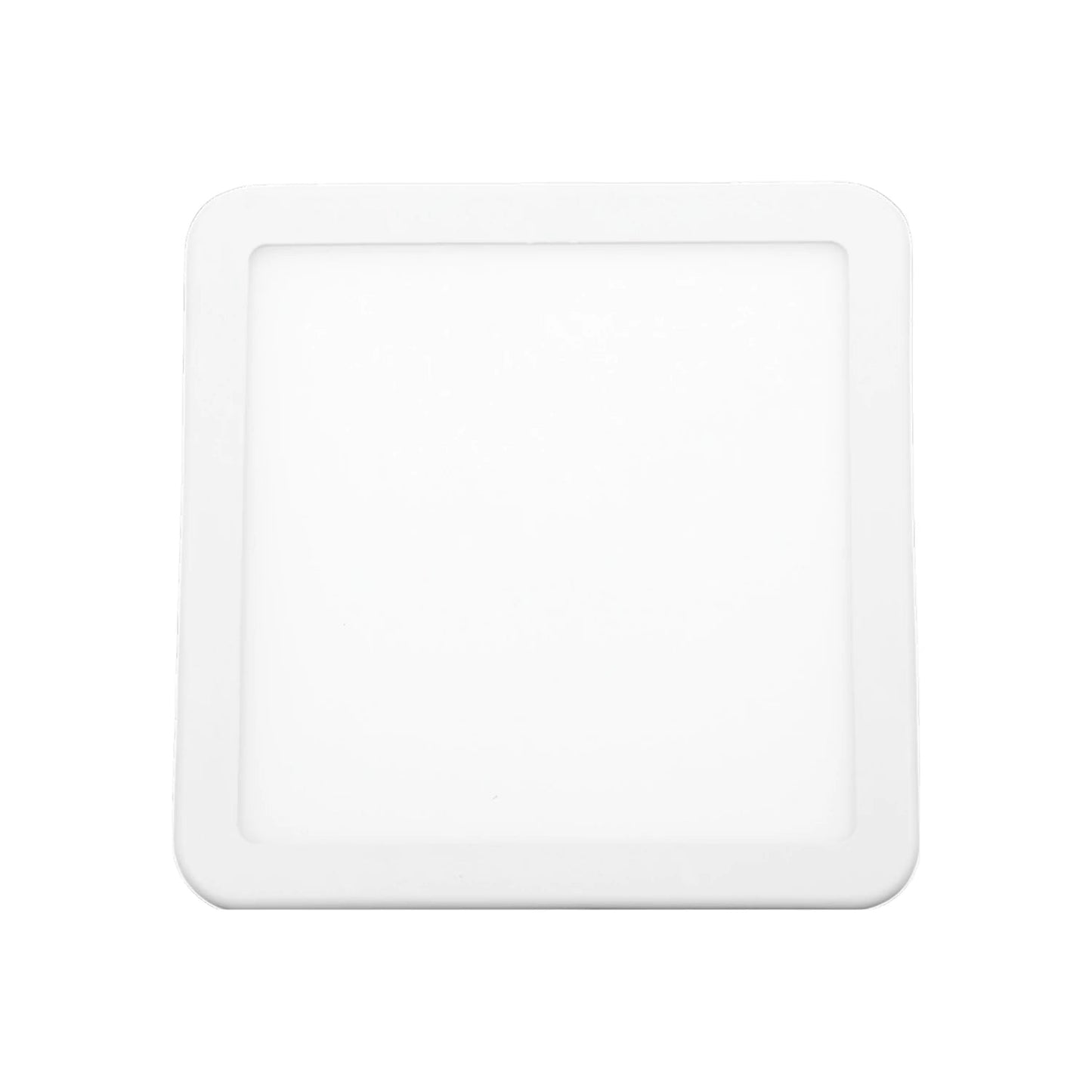 Lámpara panel LED cuadrada blanca empotrable de 8W para iluminación de techos