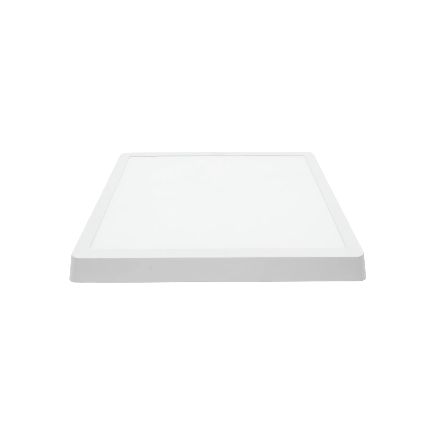 Lámpara panel LED cuadrada blanca de sobreponer 24W, para techo o pared, iluminación interior eficiente