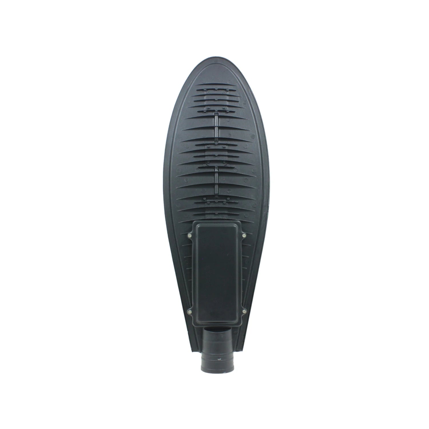 Luminaria LED tipo cobra negra para alumbrado público y vial, lámpara suburbana con diseño robusto y disipación de calor