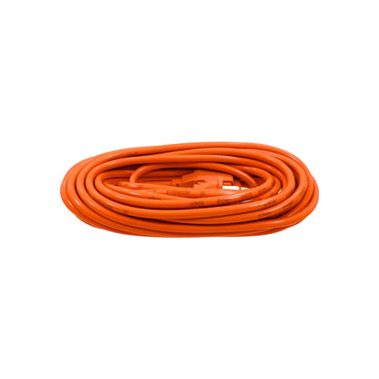 Extensión eléctrica uso rudo naranja, cable 2C enrollado, modelo SA605 SUPER, para trabajo pesado