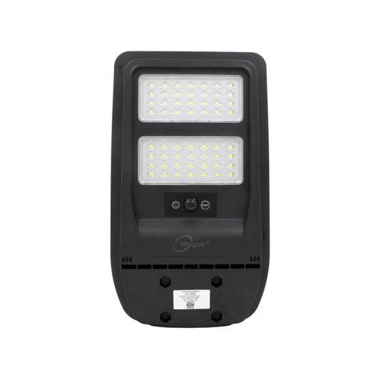 Lámpara solar urbana Maigoo negra 400W LED SMD con sensor para alumbrado exterior.