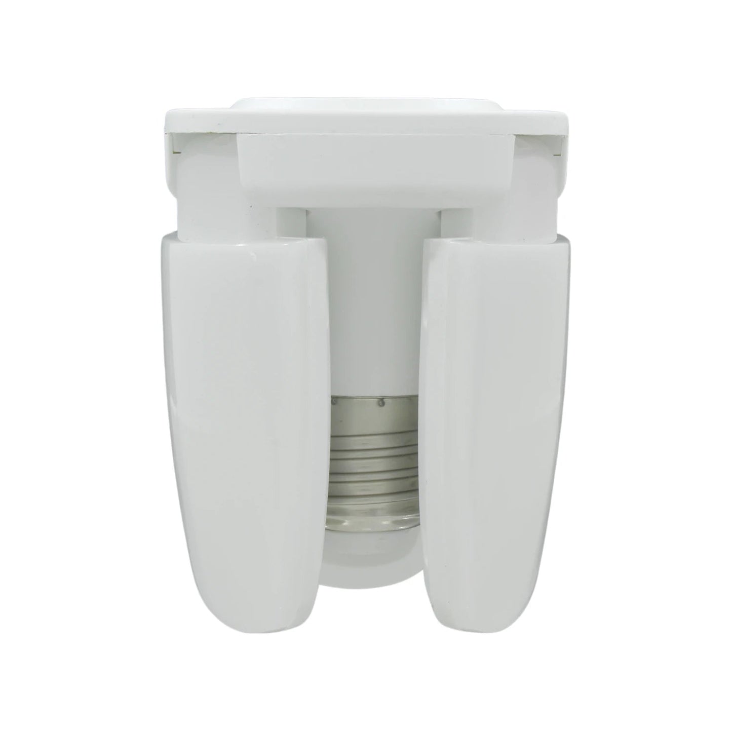 Foco LED blanco tipo ventilador con aspas plegables, rosca E27, ideal para iluminación interior