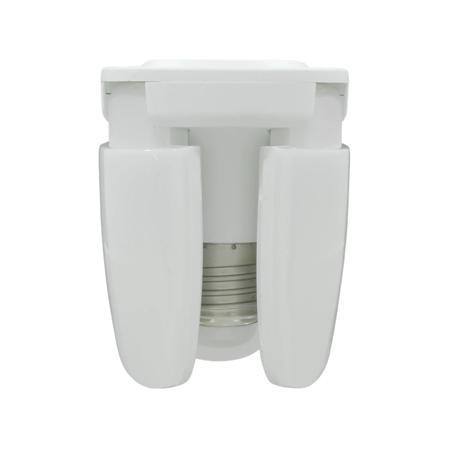 Foco LED blanco tipo ventilador con aspas plegables, rosca E27, ideal para iluminación interior