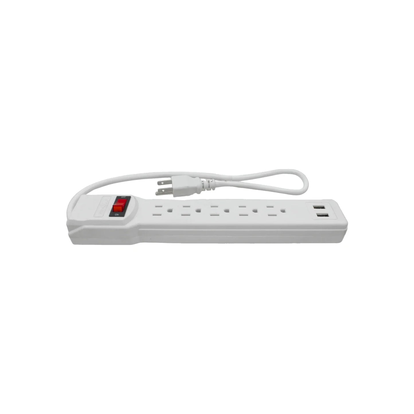 Multicontacto 5 entradas 1 USB  Super átomo SA203
