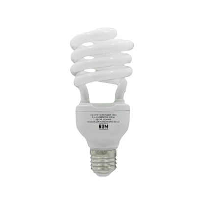 Foco ahorrador espiral 36W blanco, 3200 lm. Bombilla fluorescente compacta (CFL) no regulable.