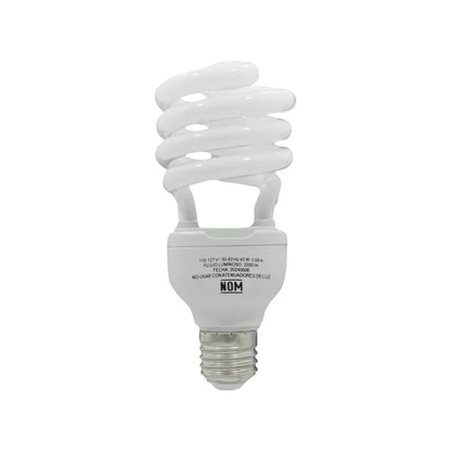 Lámpara espiral ahorradora 40W 3200lm luz fría, 110-127V, no usar con atenuadores de luz
