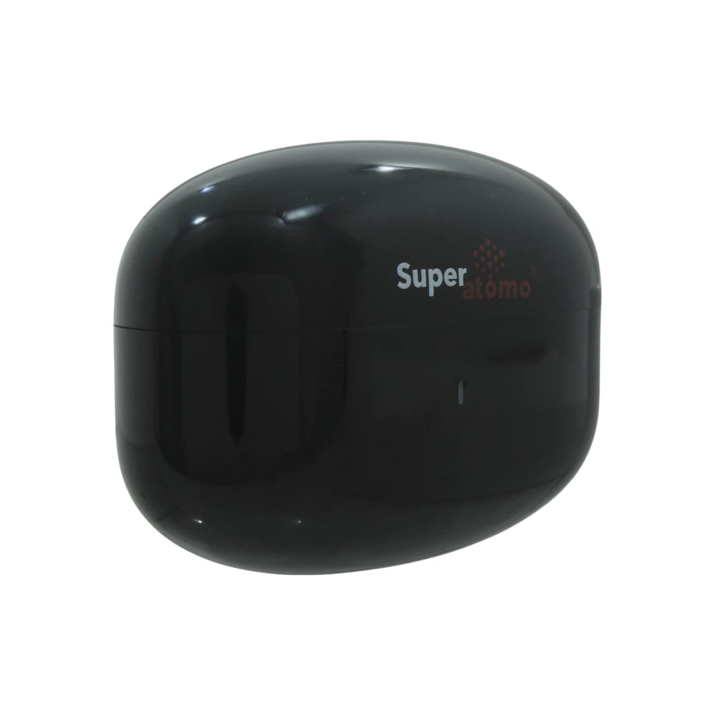 Estuche de carga negro Super átomo para audífonos inalámbricos