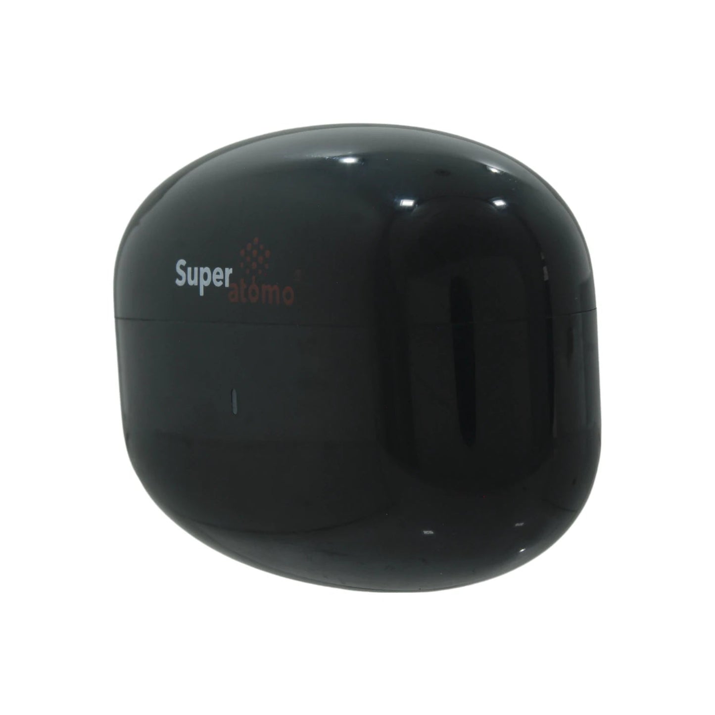 Dispositivo electrónico negro Super átomo, diseño moderno brillante para automatización del hogar