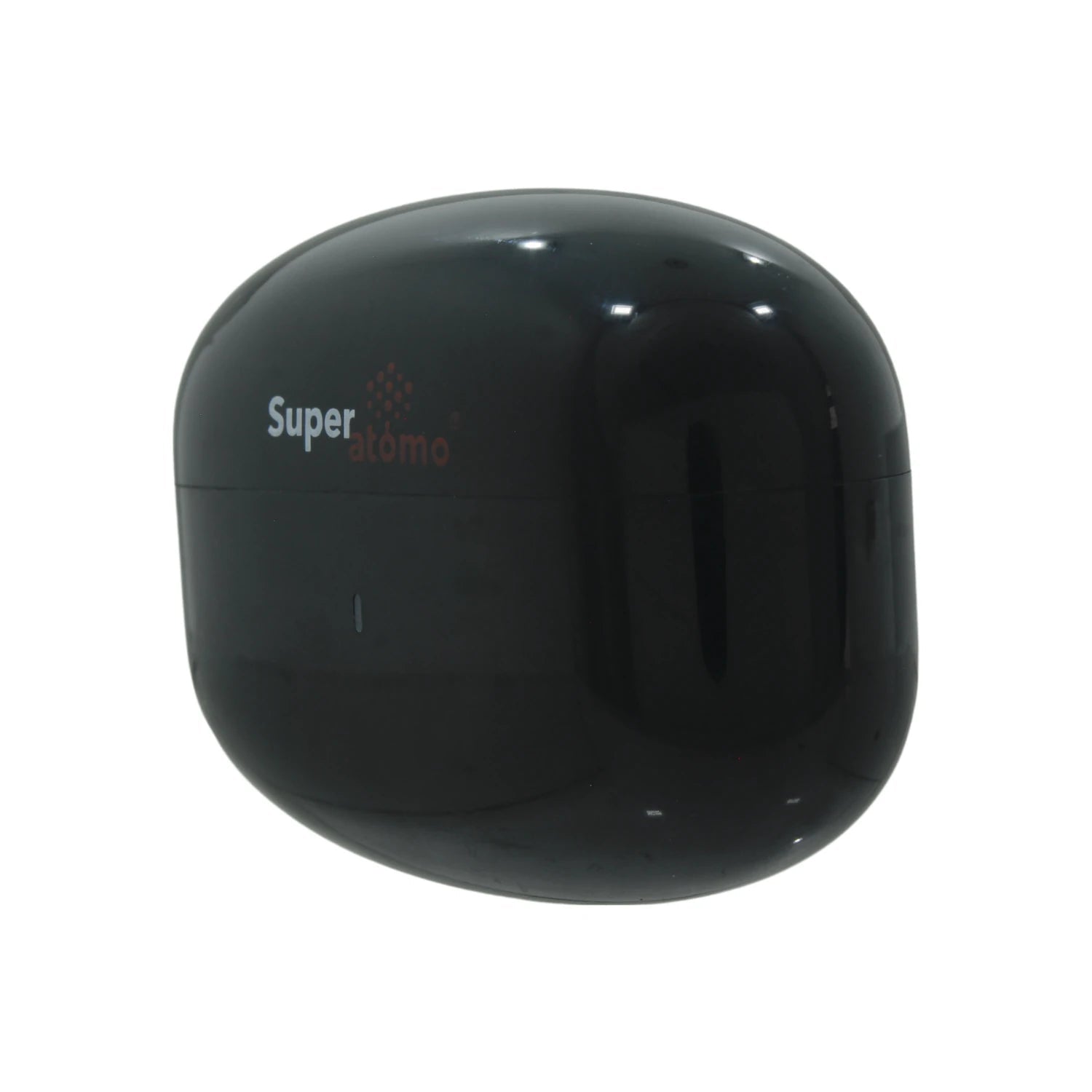 Dispositivo electrónico negro Super átomo, diseño moderno brillante para automatización del hogar