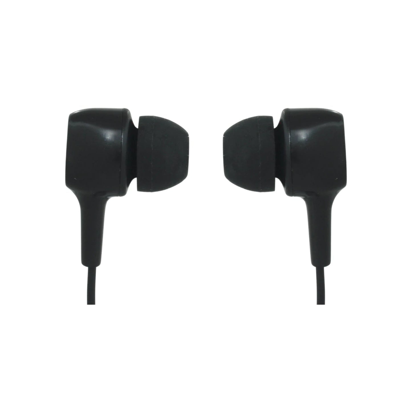 Audífonos in-ear negros con cable, manos libres