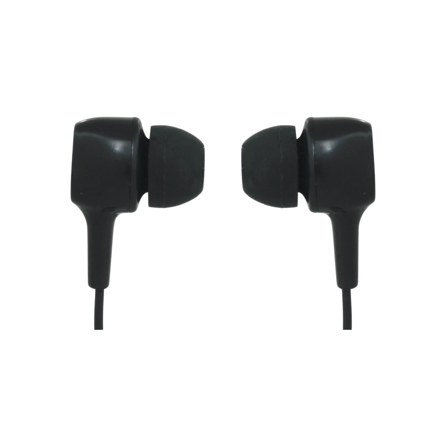 Audífonos in-ear negros con cable, manos libres