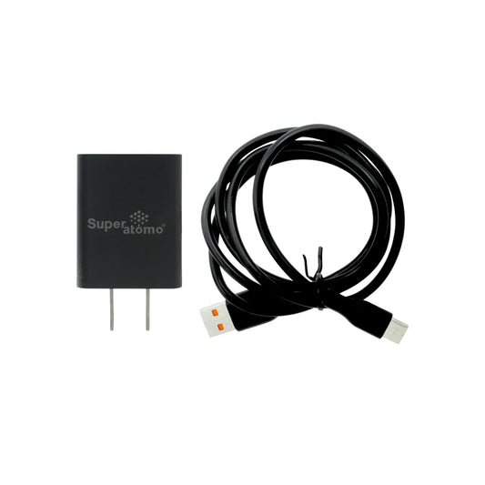 Cargador USB/Tipo C 12 W Super átomo SA6002A
