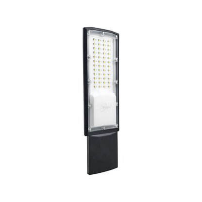 Lámpara suburbana LED negra Maigoo 50W con fotocelda para alumbrado exterior