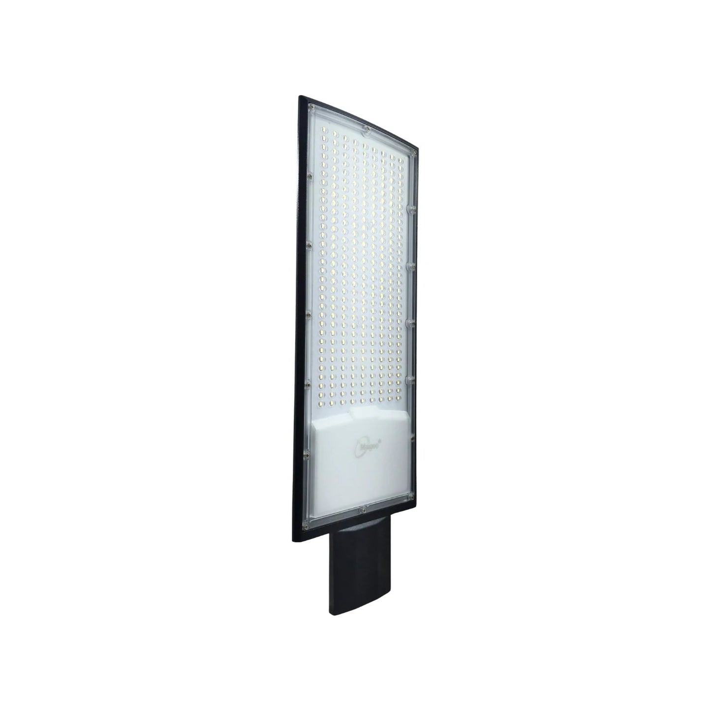 Luminaria LED suburbana Maigoo negra, potente para alumbrado público y exterior.