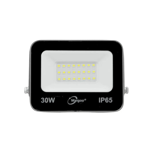 Reflector LED Maigoo negro 30W SMD para exterior, proyector de luz con resistencia al agua y polvo IP65