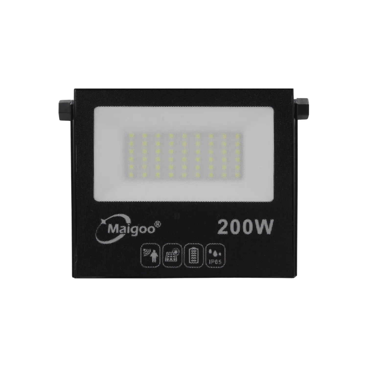 Reflector LED Maigoo negro 200W para exterior, resistente al agua IP65