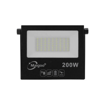 Reflector LED Maigoo negro 200W para exterior, resistente al agua IP65