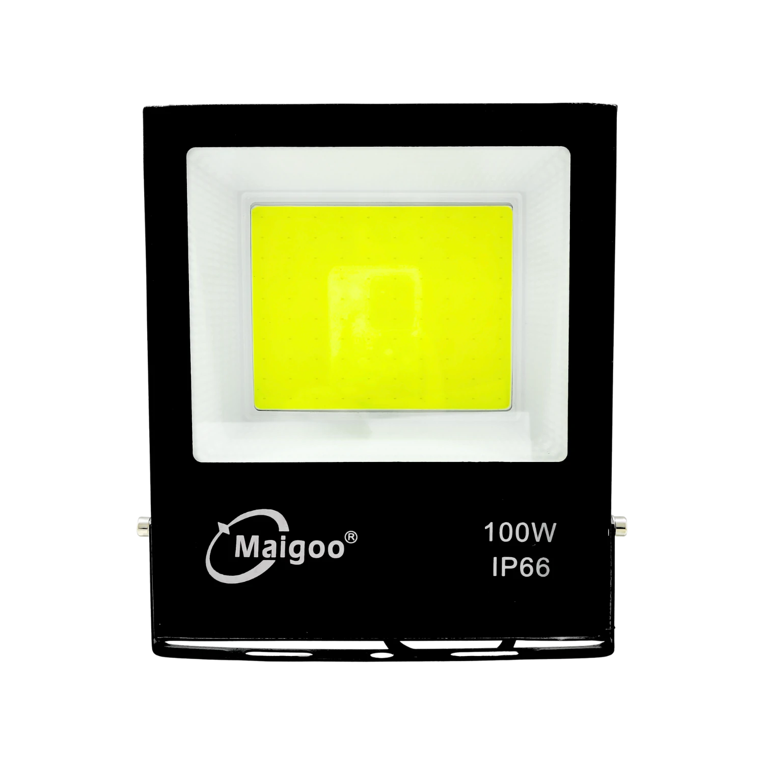 Reflector LED Maigoo negro 100W IP66, proyector de luz COB para exteriores uso rudo