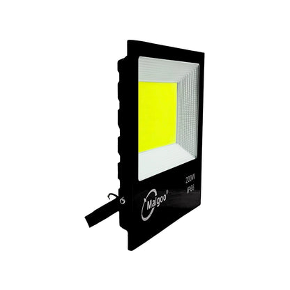 Reflector LED Maigoo negro 200W IP66 COB para uso rudo exterior