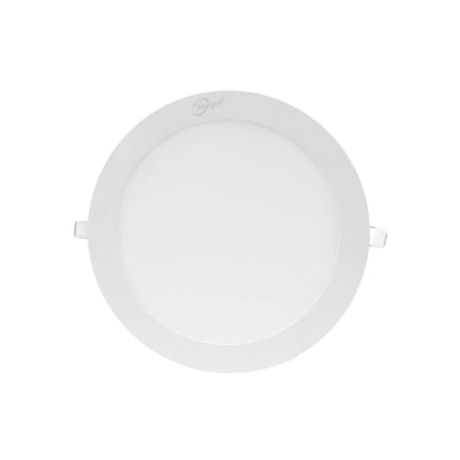 Panel LED empotrable redondo blanco Maigoo para techo, luz eficiente y moderna