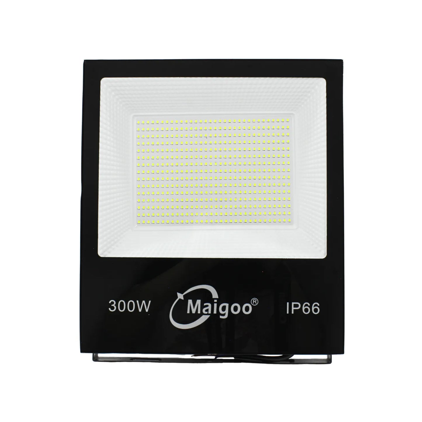Reflector LED 300W Maigoo IP66 negro para exteriores e iluminación industrial de alta potencia