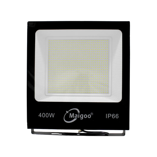 Reflector LED Maigoo 400W con protección IP66 para iluminación exterior en color negro