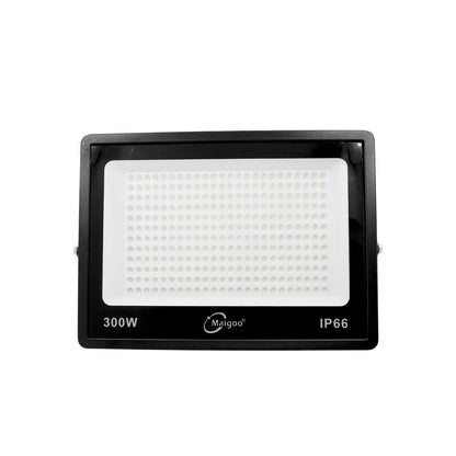 Reflector LED 300W Maigoo IP66 negro de alta potencia para iluminación exterior industrial