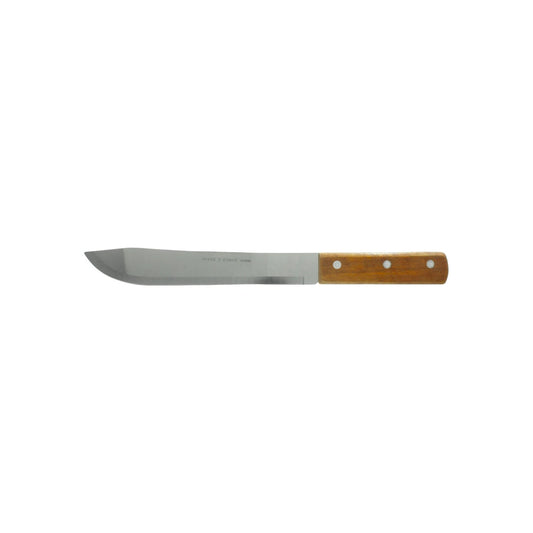 Cuchillo cebollero Mark's Knife 8 pulgadas con mango de madera y hoja de acero inoxidable