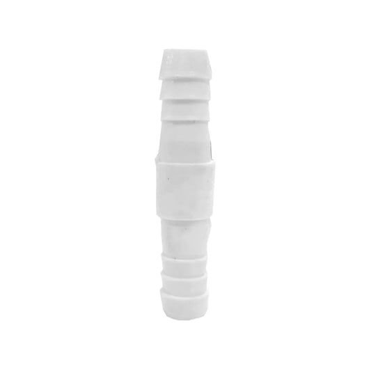 Niple unión de manguera plástico blanco 3/4" para conexiones de riego o fontanería