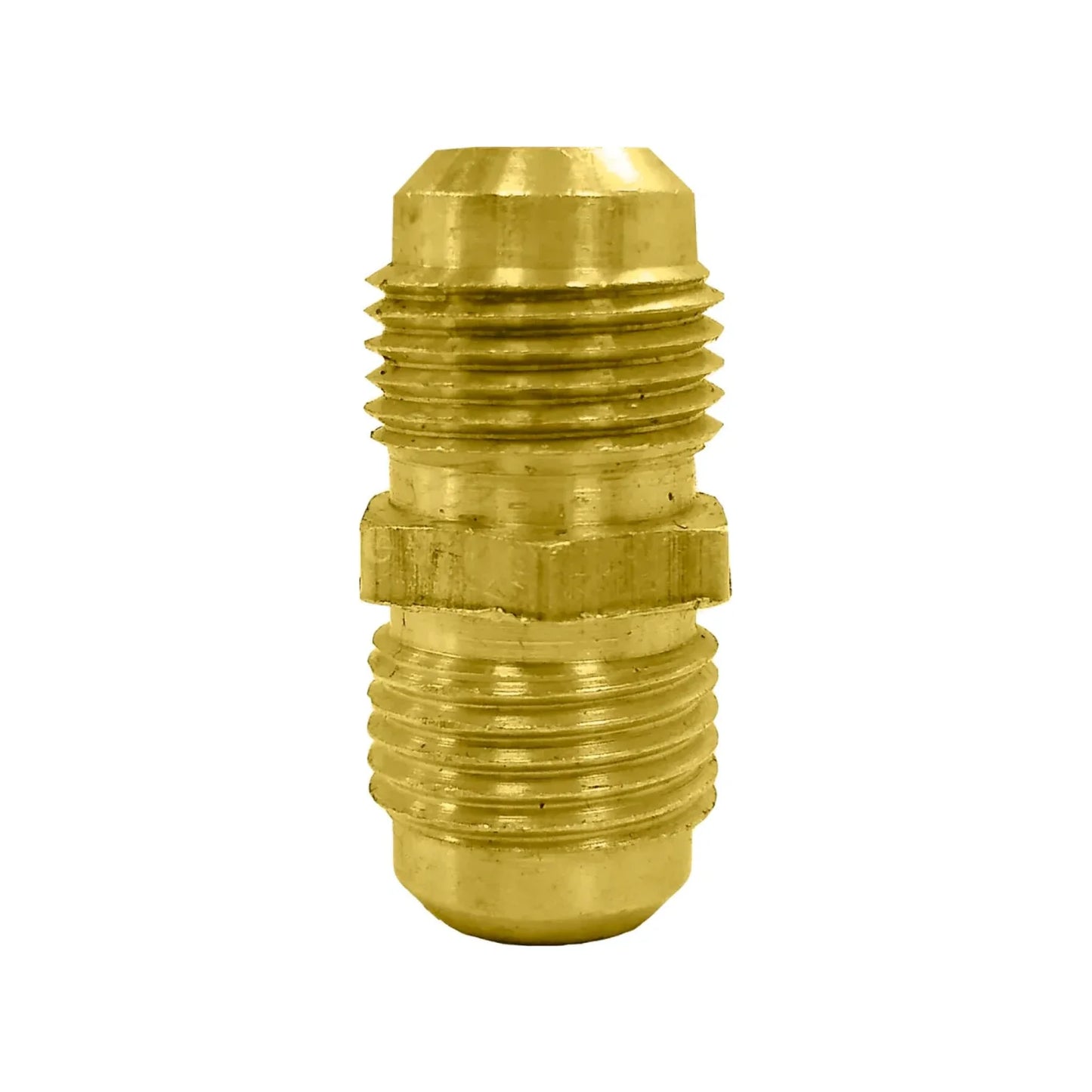 Niple unión 3/8"x3/8" (10x10 mm) latonado
